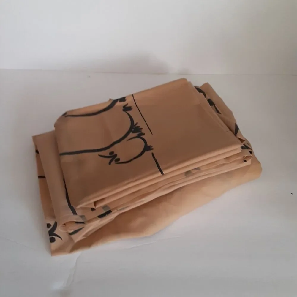 Vintage Mid Century Modern Minimalist Art Owl Sheet Set